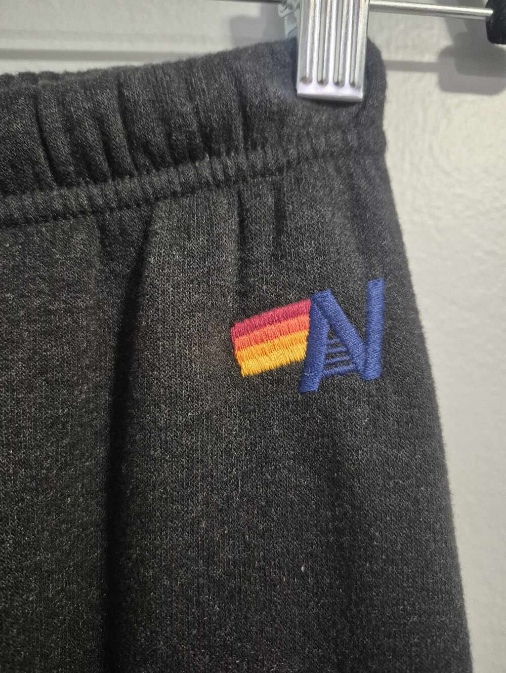 Aviator Nation Black Repeat Bolt Lightning Sweatpants Large - Picture 4 of 7